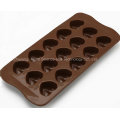 15-Cavity Silicone Chocolate Mold Heart Silicone Ice Mold Sc42